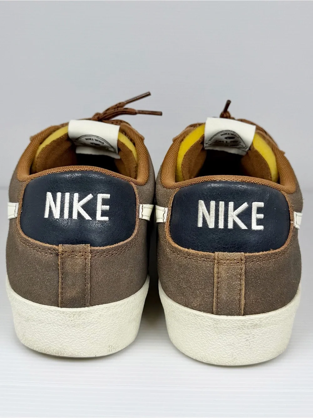 Nike Blazer Low ‘77 Premium Certified Fresh Pecan Brown Suede Sneakers Men’s 14